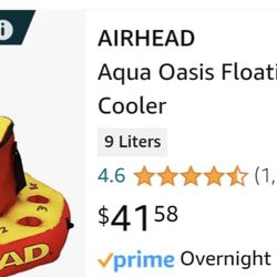 Airhead Aqua Oasis Floating Cooler 