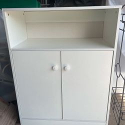 Cabinet White New Is Assembly Already 32” Tall, 24” Wide,