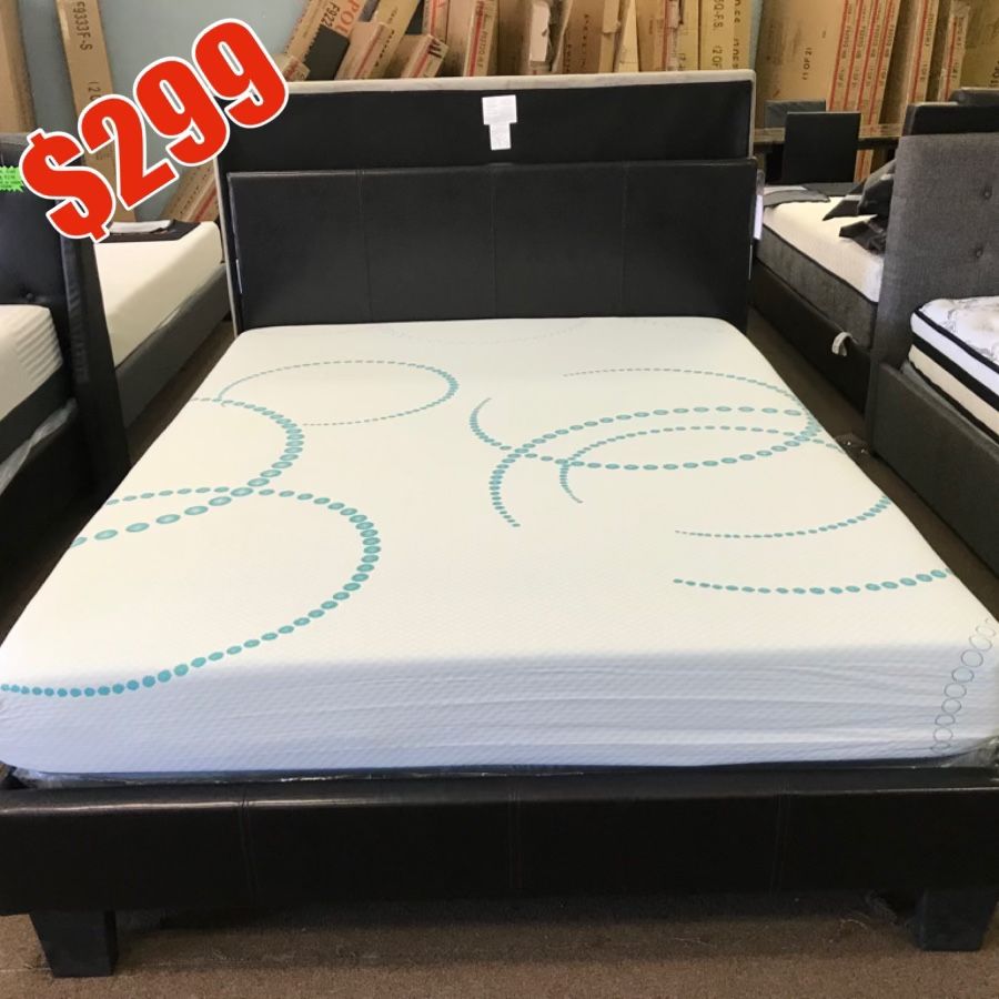 Queen Bed And Mattress 