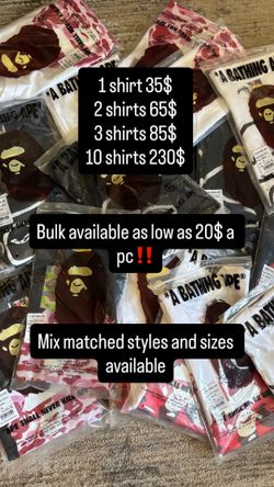 Bape shirts