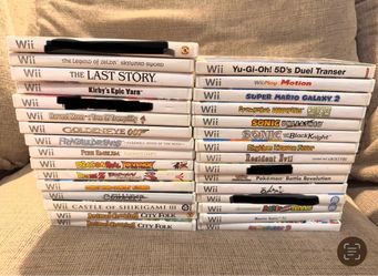 Nintendo Wii Video Games (Prices in the Pictures)
