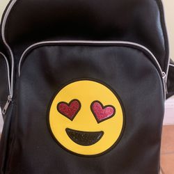 Like New Leather emoji backpack