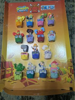 McDonald's SpongeBob x One Piece Happy Meal Toy Set