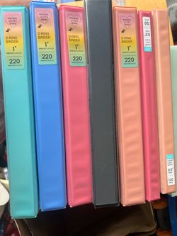 3 Ring Binders