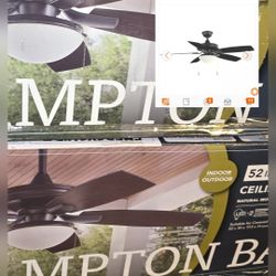 3 / 52" Size Led Ceiling Fans  Indoor Outdoor  $89 Each 