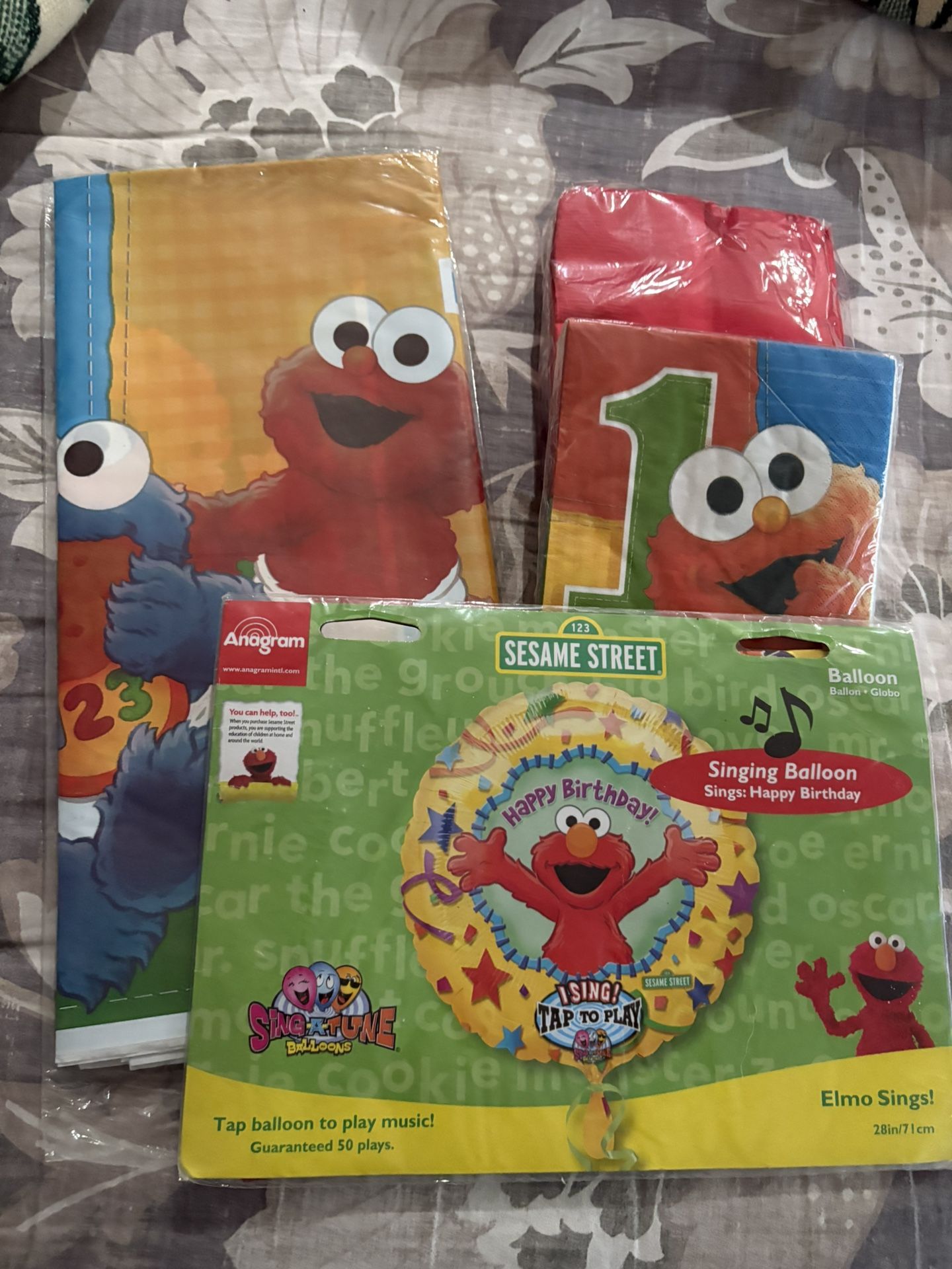 New Elmo Birthday Decorations