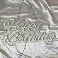 Happy Birthday Led Light