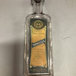 Early 1900’s Food Color Bottle