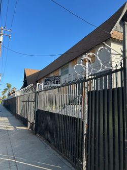 Chain link fence