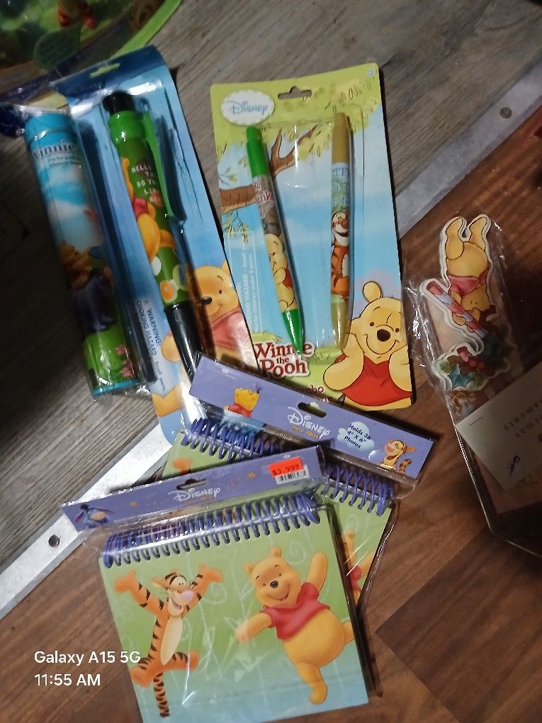 Winnie The Pooh Pens And Albums