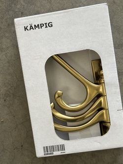 IKEA swivel hook, brass, Coat Hanger