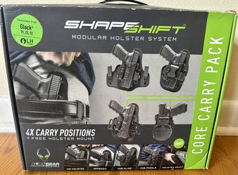 Holsters several different configurations plus wall holder