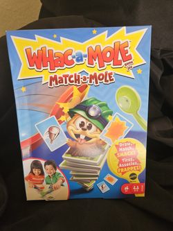 Whac-a-Mole Match-a-Mole Game by Mattel – New in Box