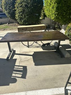 Standing Desk With Butcher Block Table Top