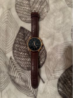 Vincero The Chrono S Gold & Brown Leather Watch