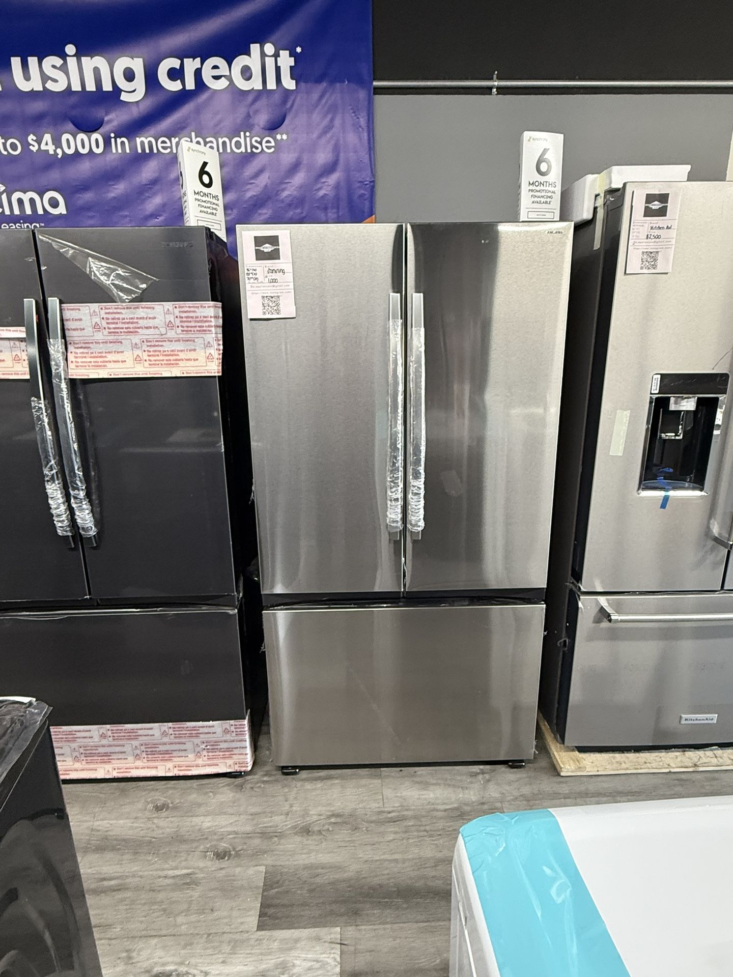 Samsung 3 Door Counter Depth French Door Refrigerator With Icemaker