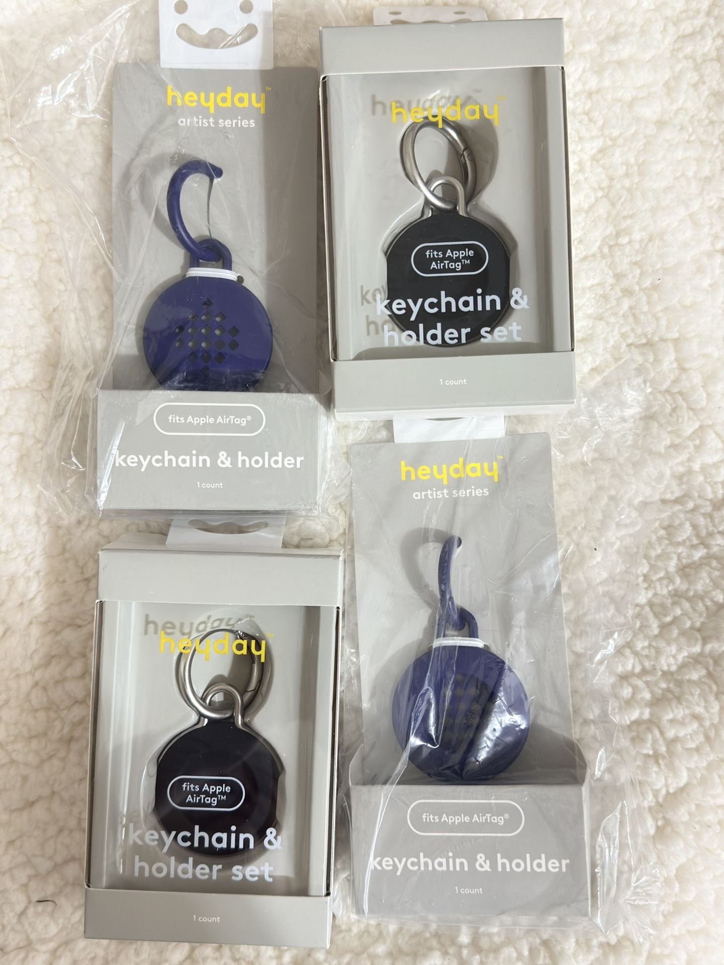 Heyday Keychain And Holder Set Fits Airtag