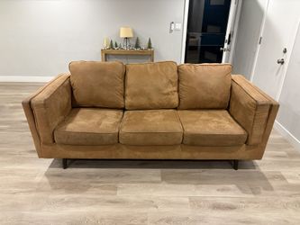 Ashley Maimz Faux Leather Sofa & Loveseat Set - $350 (Clairemont)