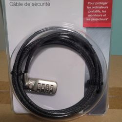 6 Staple Cable Laptop Locks