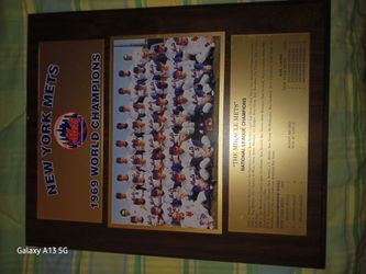 1969 New York Mets World Champions Commemorative Plaque