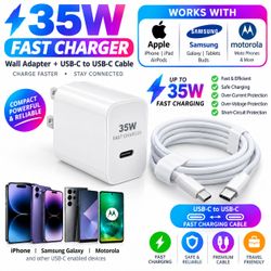 Fast Home wall adapter charger 35w with cable