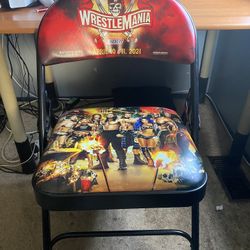 Wrestlemania 36 Folding Chair New