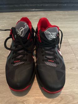 Nike LeBron X (10) "Miami Heat Away"  men’s size 13