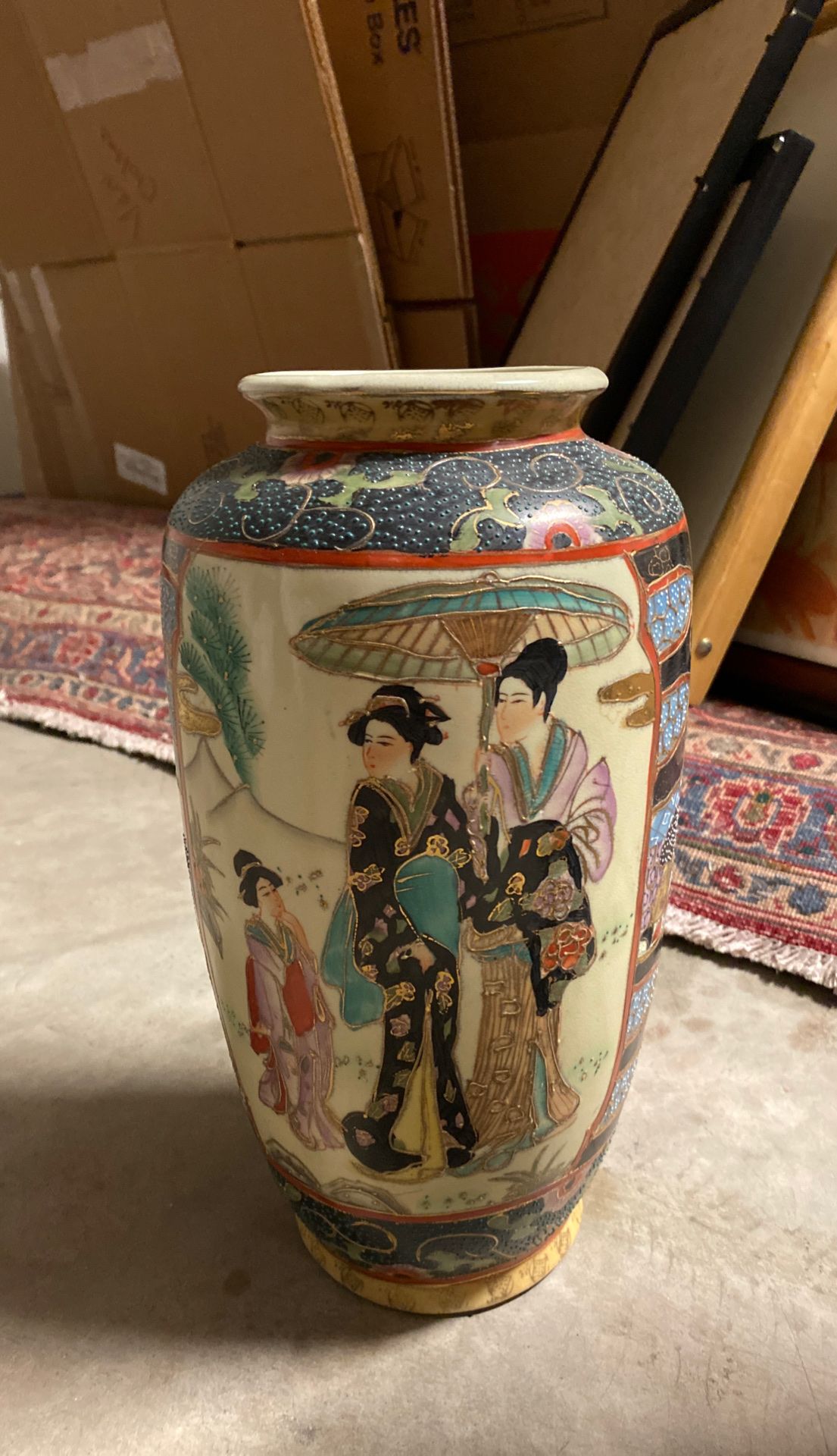 Asian Vase 12”