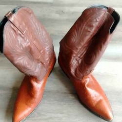 Cowboy Boots Size 12 Brown