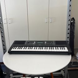 Yamaha Portable Keyboard with Power Adapter & Sustain Pedal