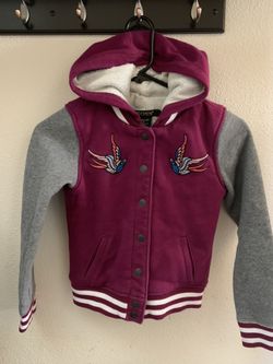 Girls sz8 plush jacket