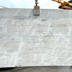 QUARTZITE SLABS WHITE MACAUBAS 3CM FOR KITCHEN COUNTERTOPS 
