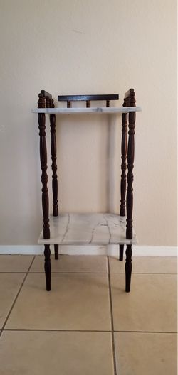 Marble top stand