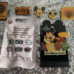 Disney Magical Mystery Pins Series 24 and Vintage Disney Pins