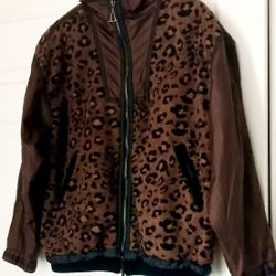 Vtg East West Leopard Jacket 