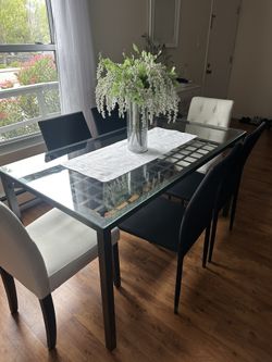 Glass Dinner Table