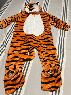 Kids Tiger Halloween Costume Jumpsuit