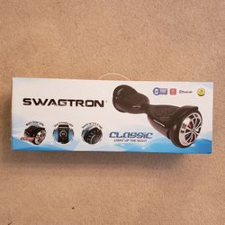 Swagtron T500 Hoverboard - Black - LED Lights - Bluetooth