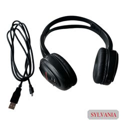Sylvania SYL-WH930GB Headband Wireless Headphones - Black