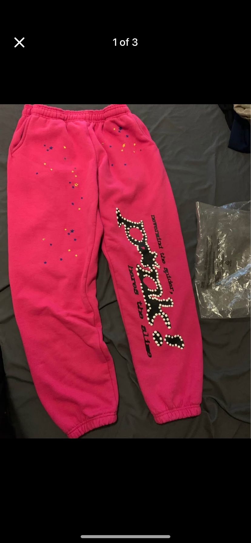 SP5DER PANTS SMALL