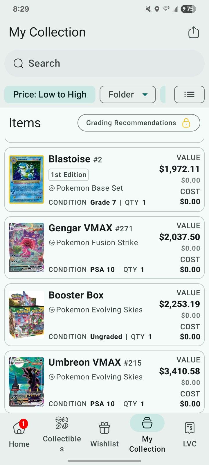 Cgc PSA Sealed Pokemon Collection