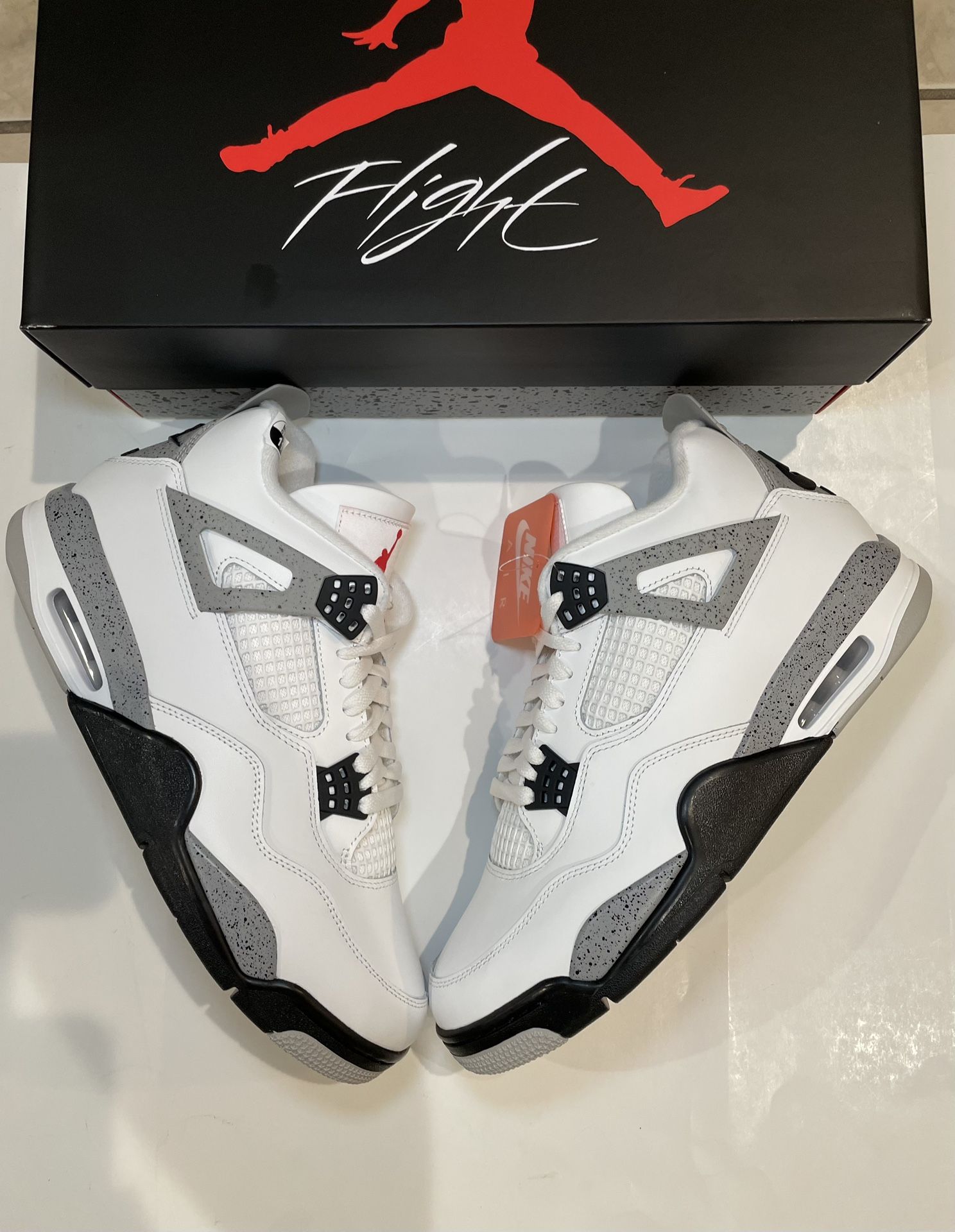 Jordan Retro 4 White Cement