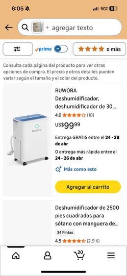Deshumidificador Ruwora,