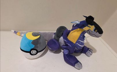 Pokemon Legendary Miraidon and Pokeball Plush