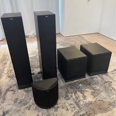 Klipsch 5pc Sound system In Black Ash