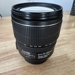 Canon EF-S 15-85mm f/3.5-5.6 IS USM lens