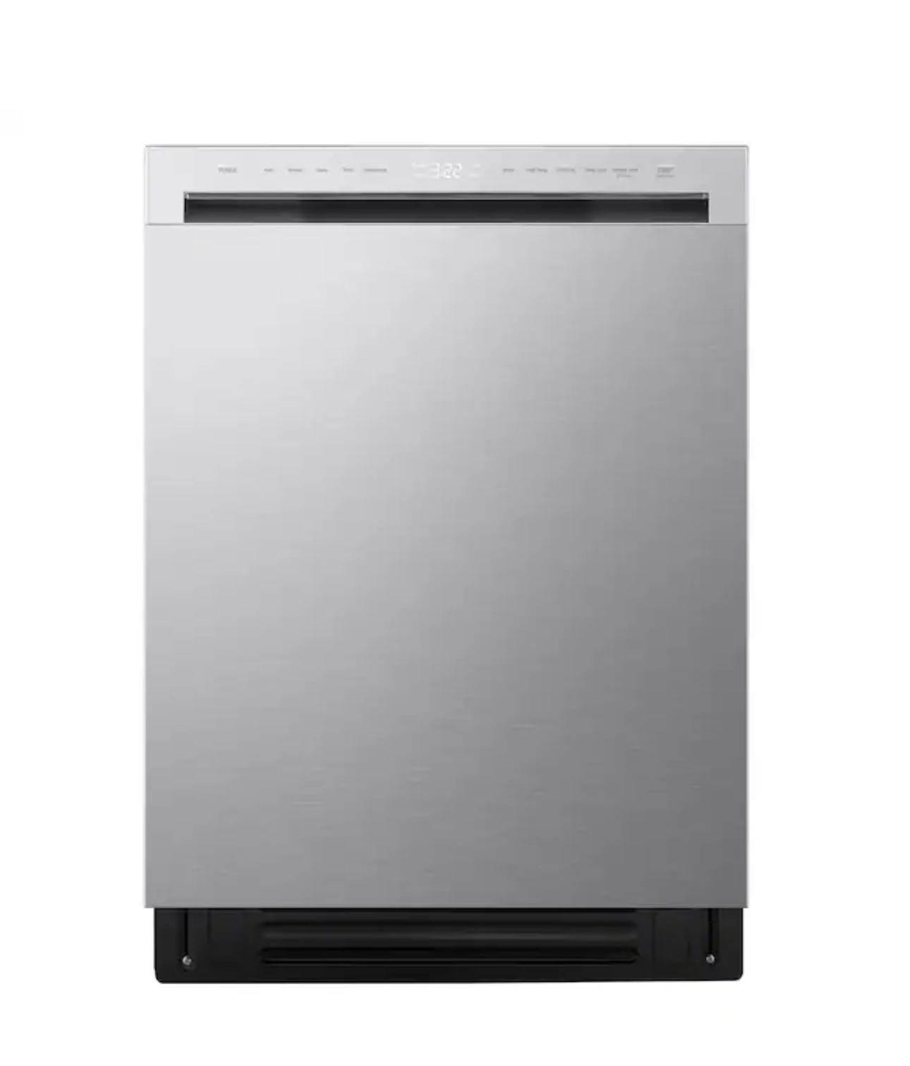 LG FlushFit 24-in Front Control Built-in Dishwasher With Third Rack (Printproof Stainless Steel)