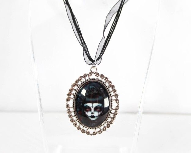 Enchanted Gothic Charm Collection Evil Doll Charm Necklace Limited Edition