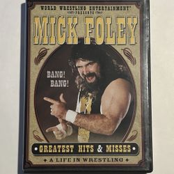 MICK FOLEY GREATEST HITS DVD 2 DISC SET WWE ECW TNA AEW ICP ROH XPW RARE OOP