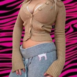 Vintage Hollidtet Long Sleeve Cardigan